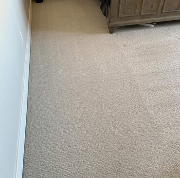Result of a carpet cleaning job