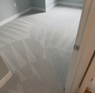 Commercial Carpet Cleaning job in progress
